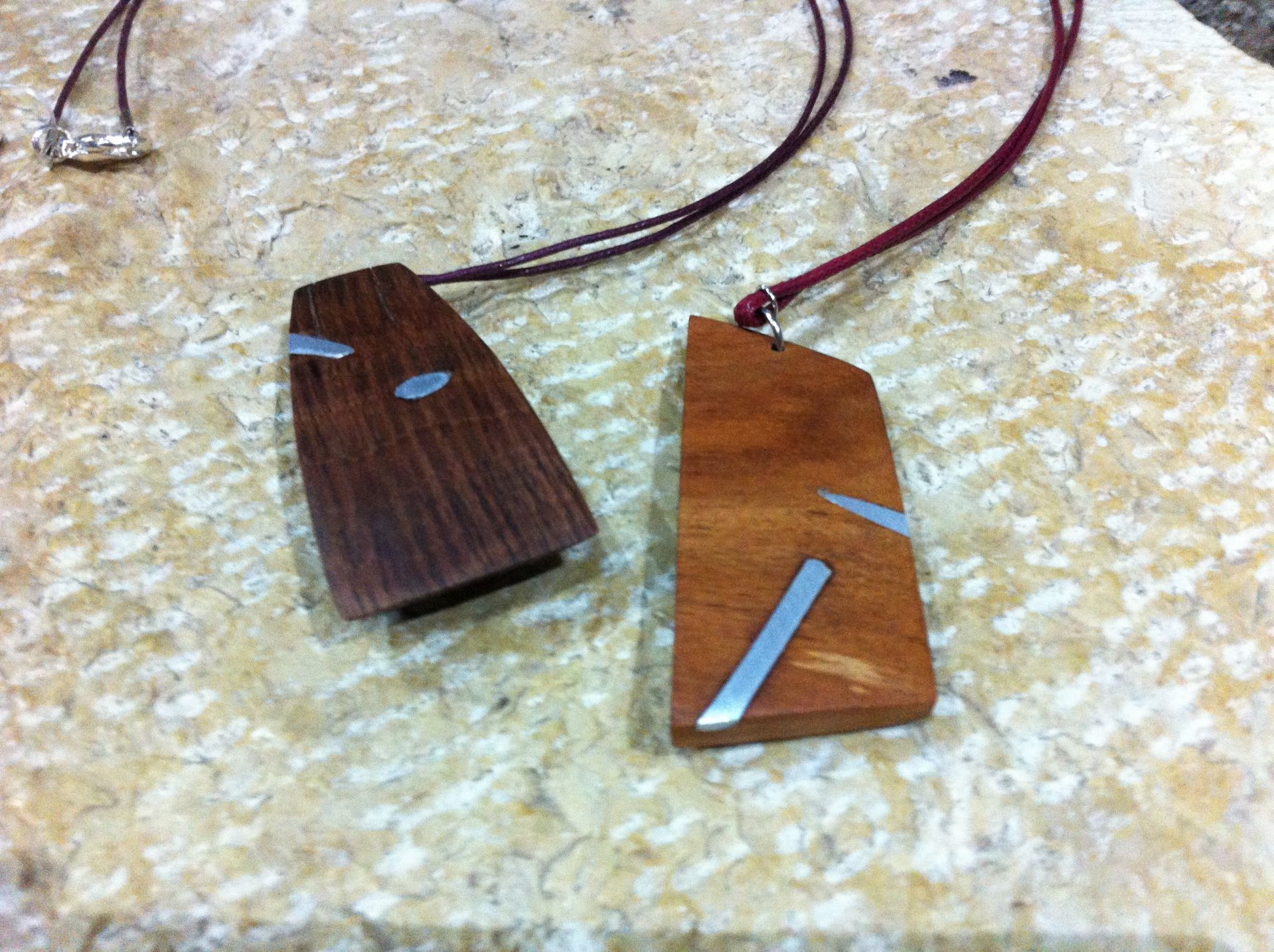 wooden necklaces pendants various wood