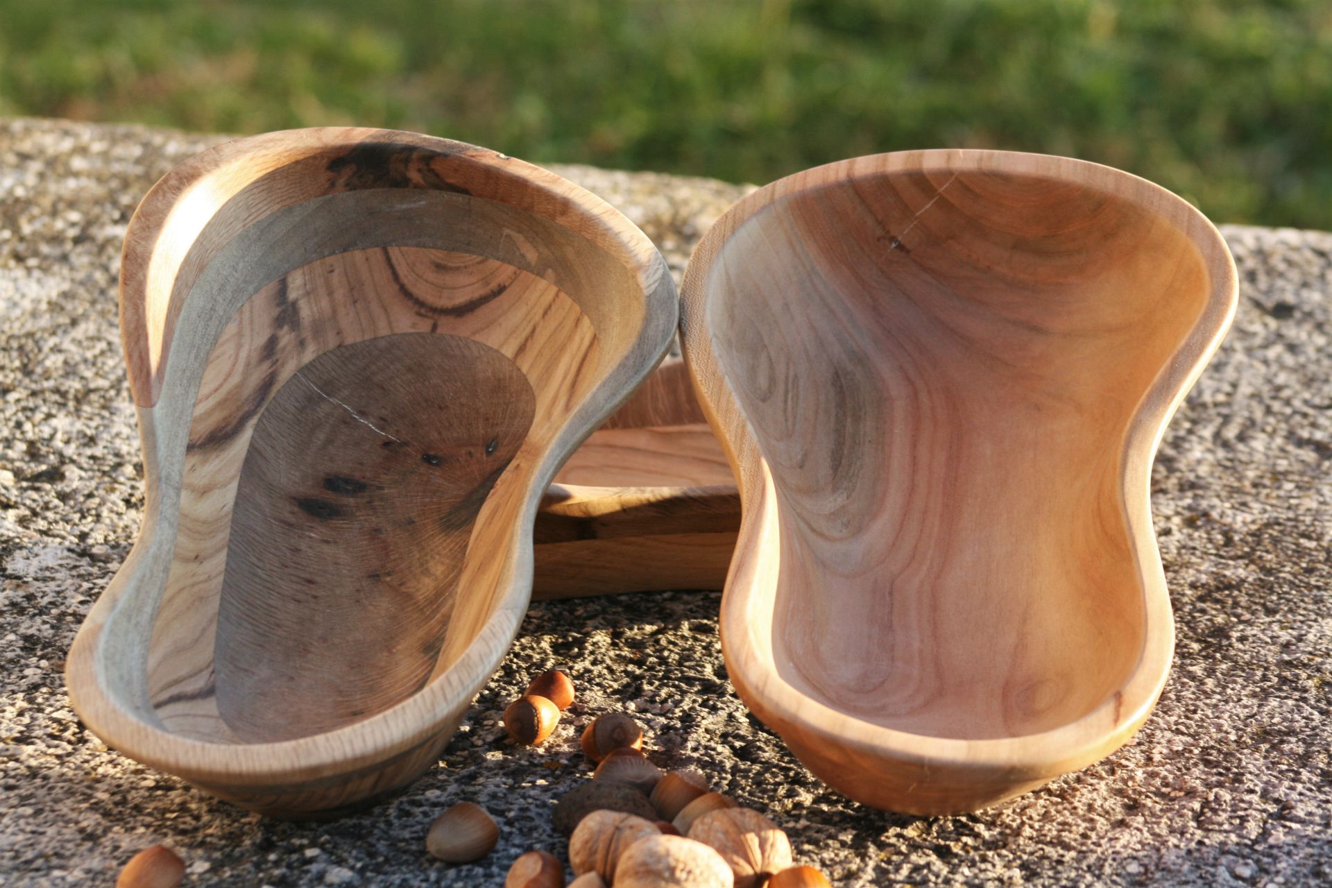 cherry wood bowls unique handmade sanisio artist design home detail walnut wood