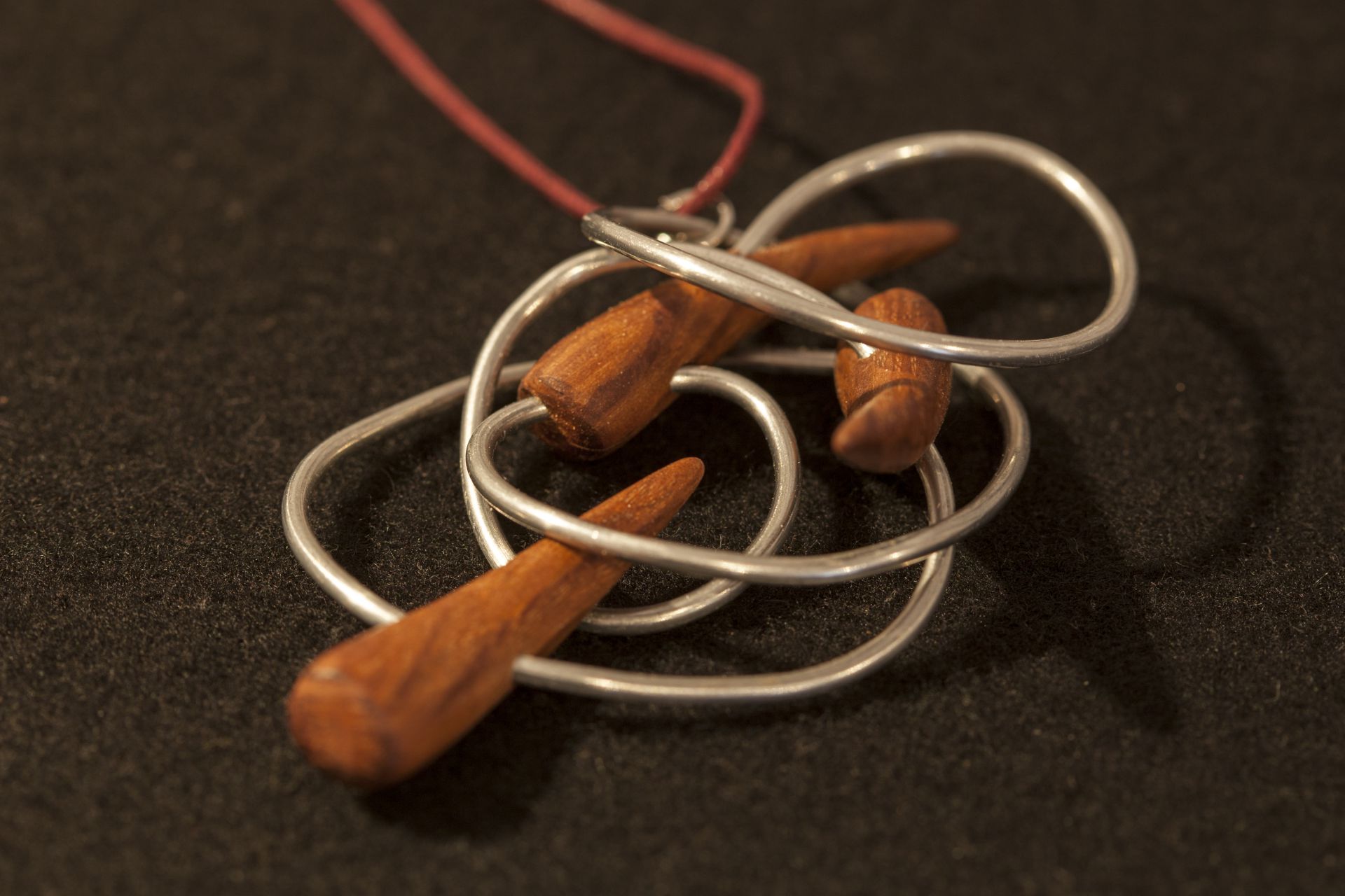 wooden necklaces pendant Nerthus