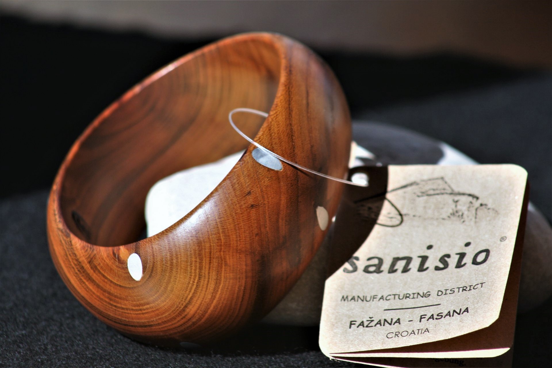 olive wood jewellery sanisio bracelets apricot wood