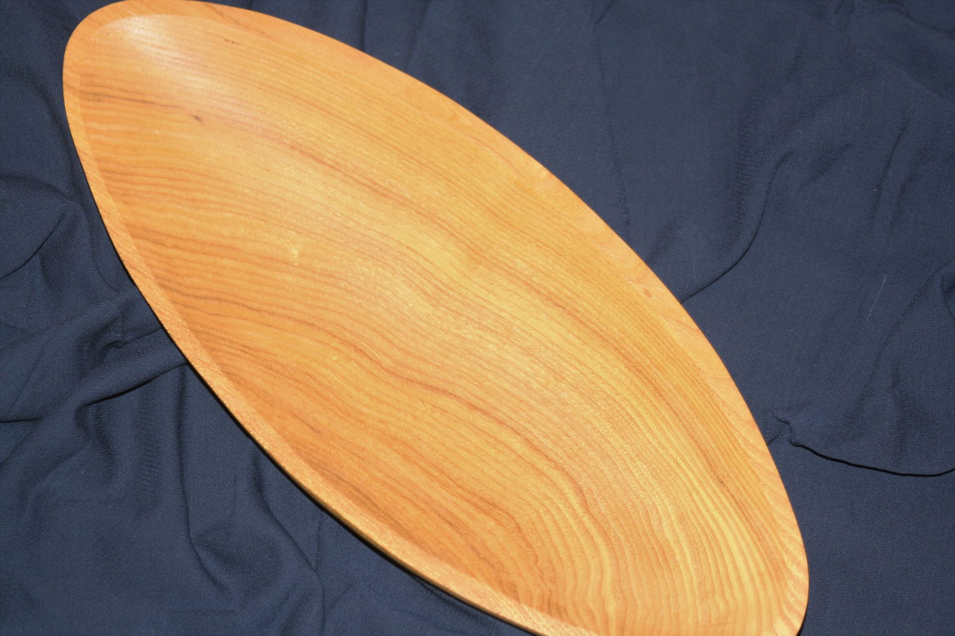 mulberry wood bowl oval unique handmade sanisio artist design