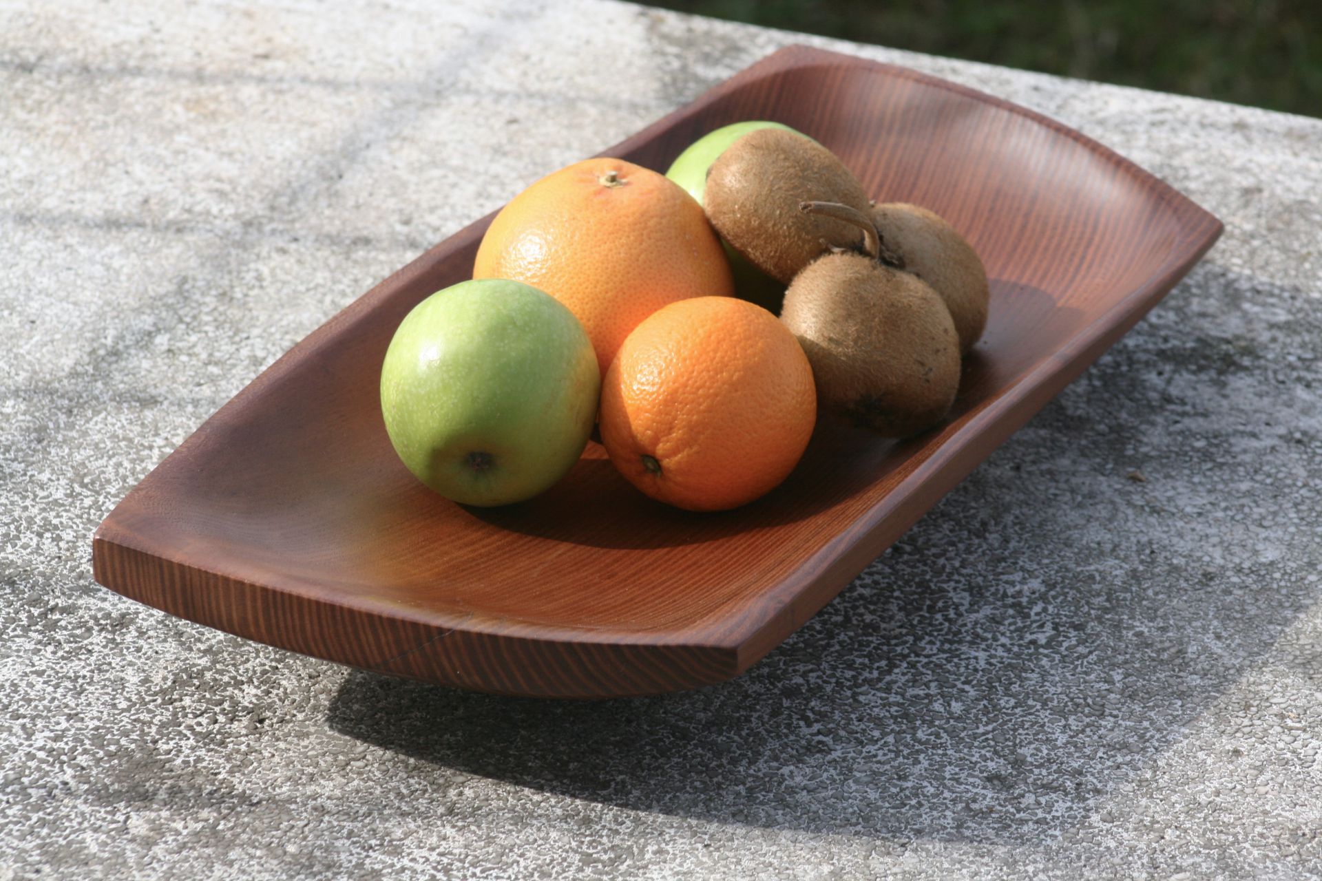 mulberry wood bowl oval unique handmade sanisio artist design home details fruit bowl