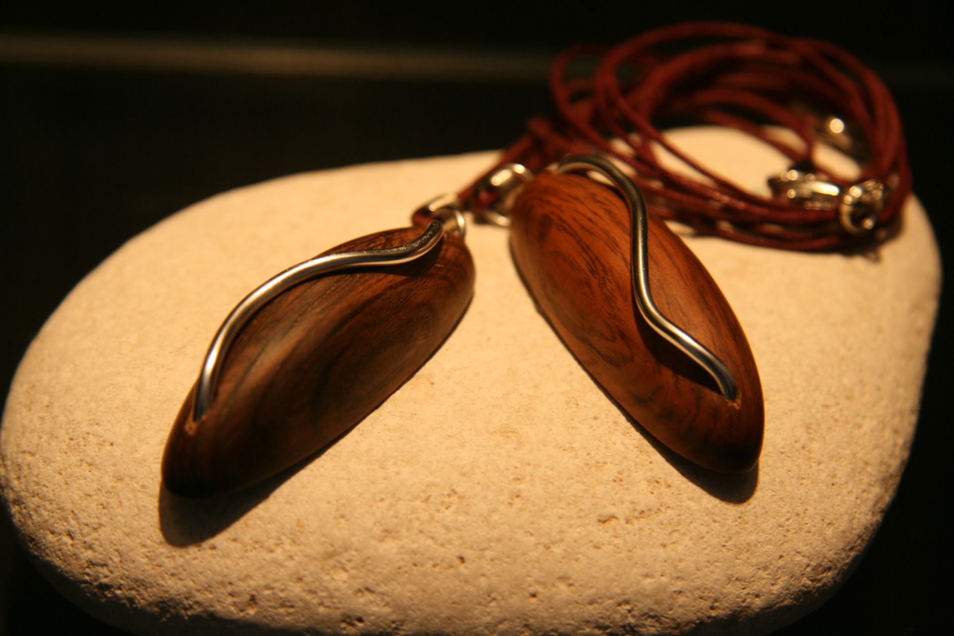 wooden necklaces pendants Davina