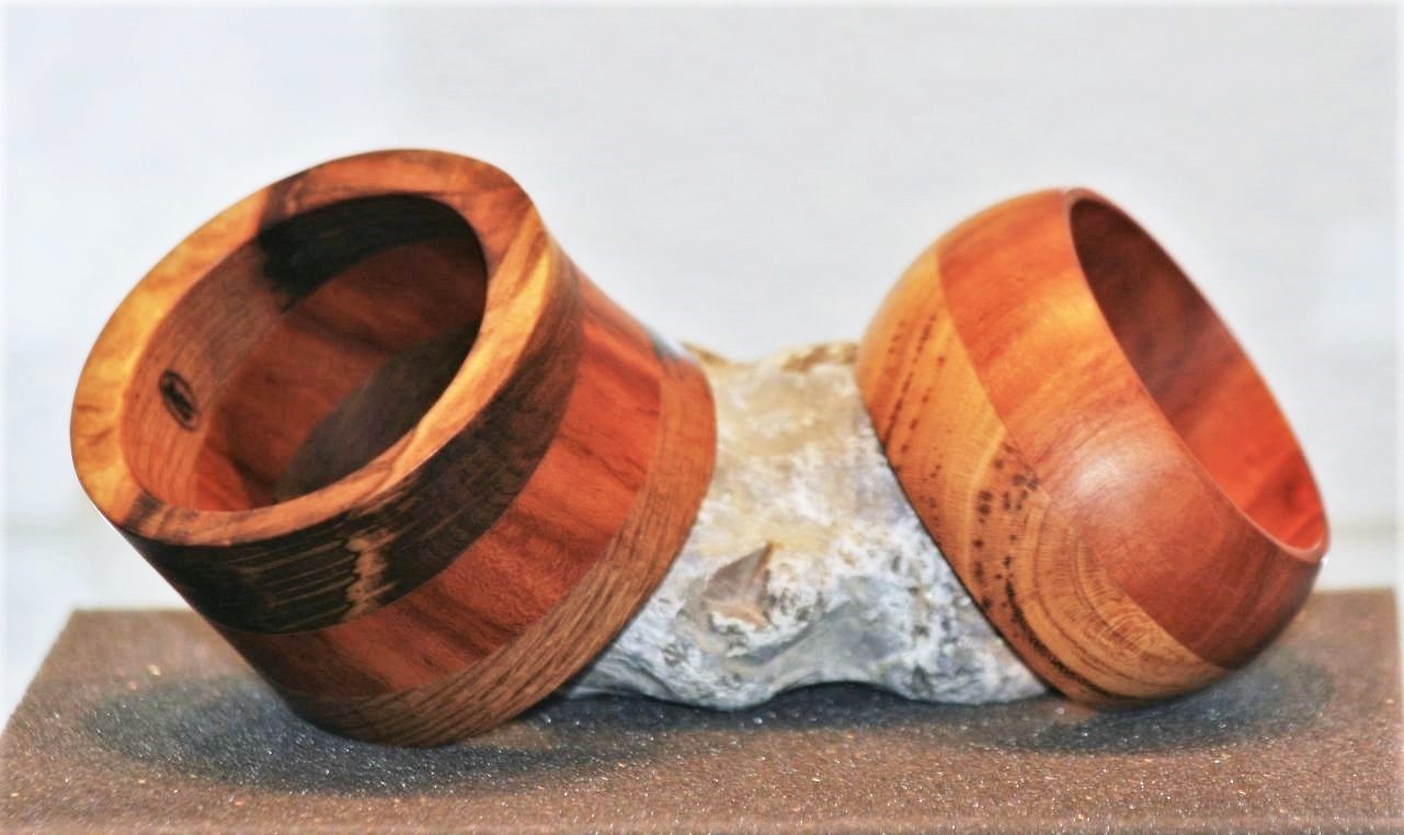 cherry plum wood jewellery bracelets unique handmade sanisio design apricot wood holm oak
